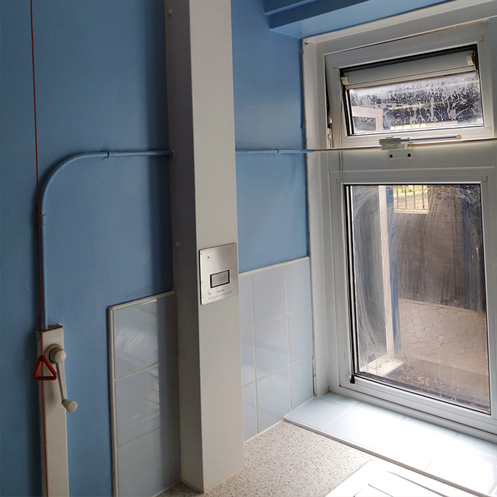 Sheltered housing kitchen retrofit watermist sprinkler