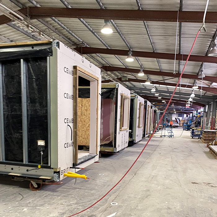 Automist is ideal for offsite prefabrication