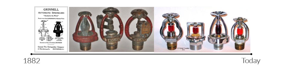 sprinkler design unchanged in over 100 years