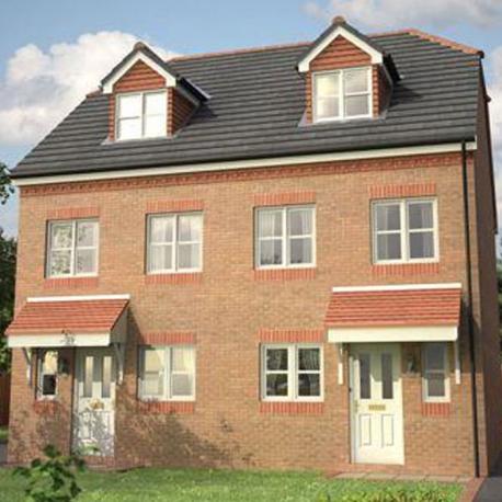 Open plan three storey house Open plan three storey house