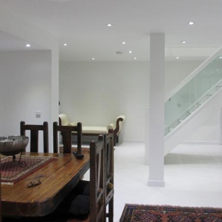 open plan property Open plan three storey new build