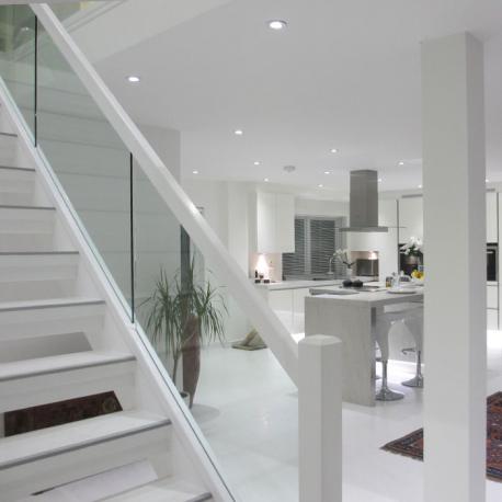 open plan layout Open plan three storey new build