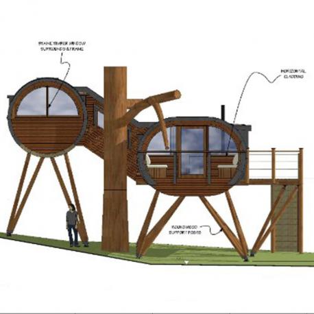 Modern tree house Modern tree house