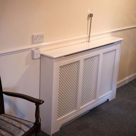 personal protection system personal protection system behind a radiator cover