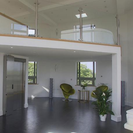 water tower interior open plan protected by sprinkler